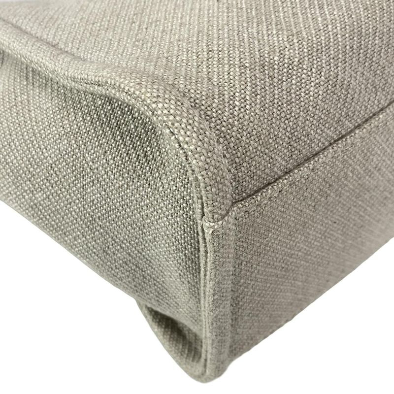 Chanel Tote Bag Small Shopping Bag/deauville Line As3257 Light Gray×black