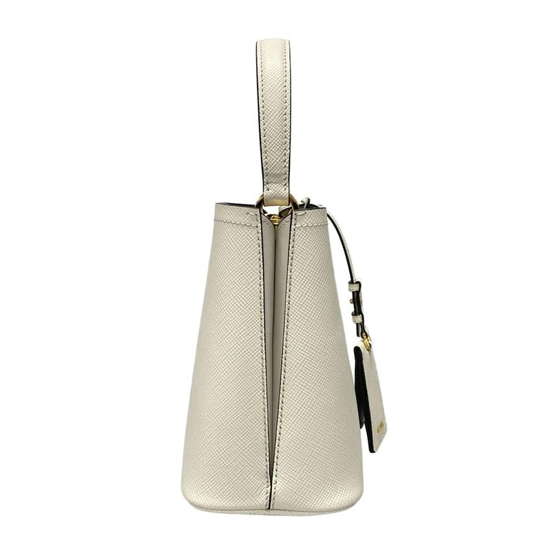 Prada Handbag Paniesmall 1ba217 White Leather