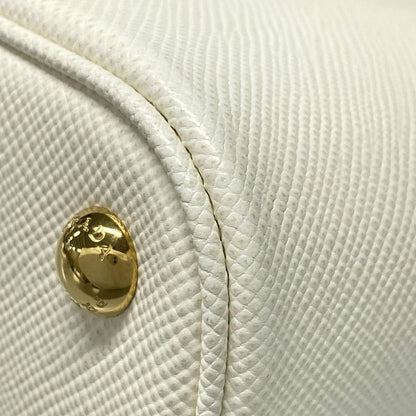 Prada Handbag Paniesmall 1ba217 White Leather