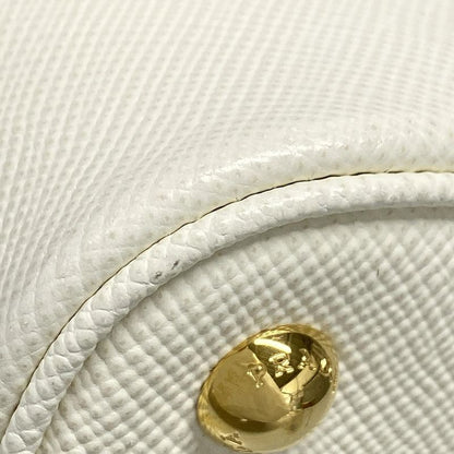 Prada Handbag Paniesmall 1ba217 White Leather