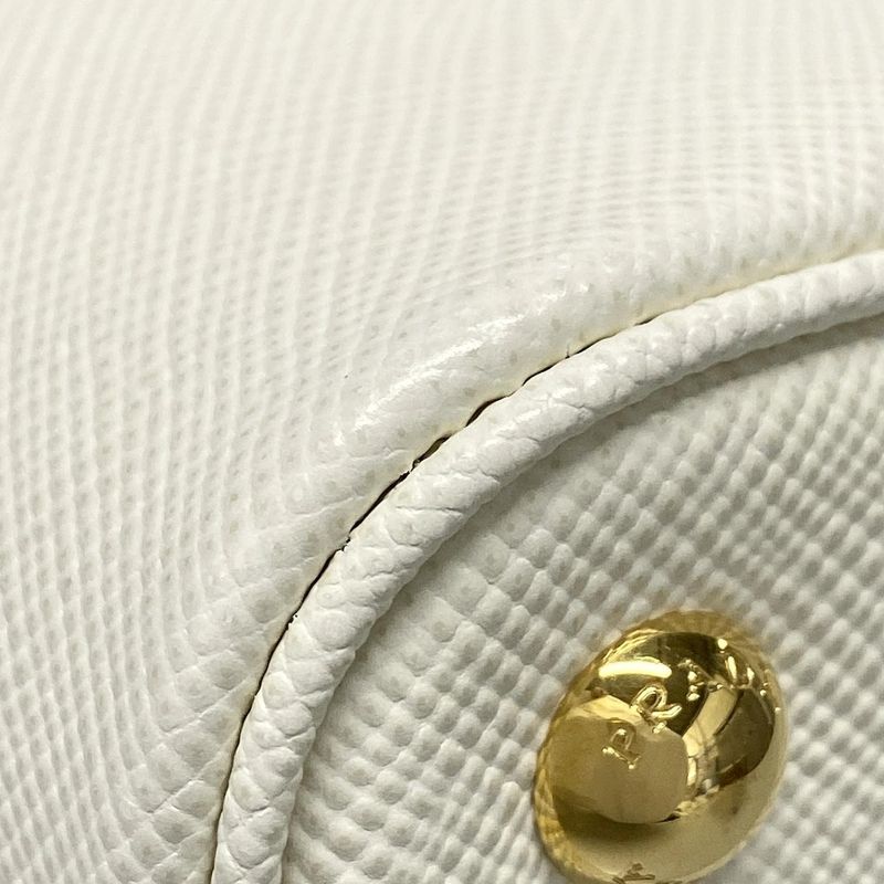 Prada Handbag Paniesmall 1ba217 White Leather