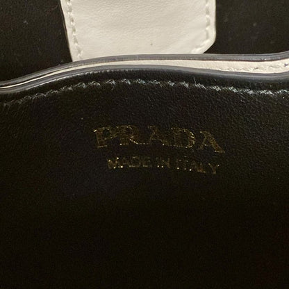 Prada Handbag Paniesmall 1ba217 White Leather