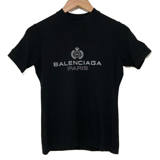 Balenciaga Short Sleeve T-shirt Size S Women - 594603 Black