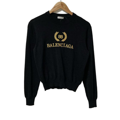 Balenciaga Long Sleeve Sweater Size XS Women - 542607 Black And Yellow