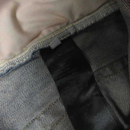 Balenciaga 24SS Oversize Baggy Denim Pants 786643 Tqw55 Drawstring Oversized