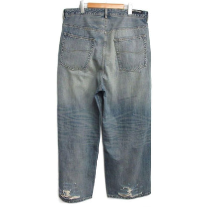 Balenciaga 24SS Oversize Baggy Denim Pants 786643 Tqw55 Drawstring Oversized