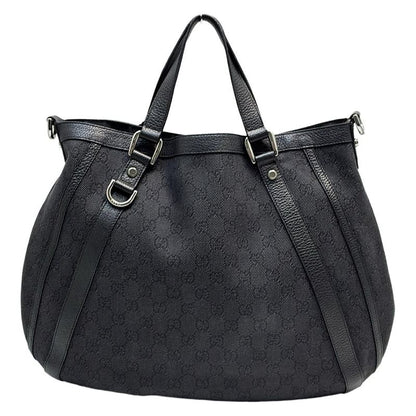 Gucci Tote Bag Abby 268641 Black Leather