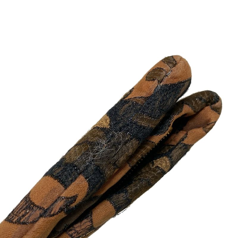 Prada Wallet Brocade 1ms003 Brown And Dark Brown And Black Wallet And Billfold