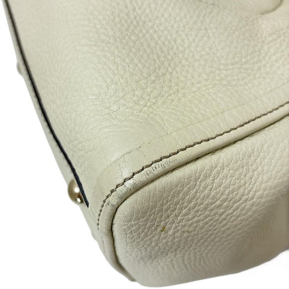 Gucci Tote Bag Soho 336751 White Leather