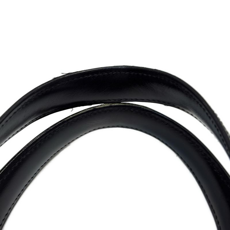 Chanel New Travel Line Tote MM Black Leather