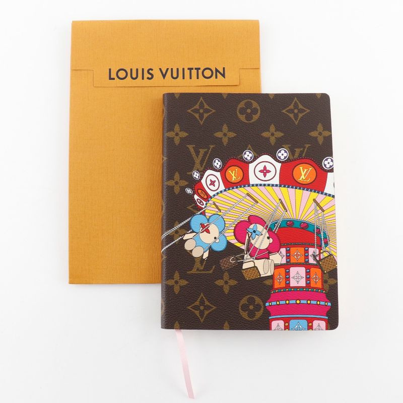Louis Vuitton Cahiers Clemence Vivienne Notebook Gi0545 Monogram Canvas Brown