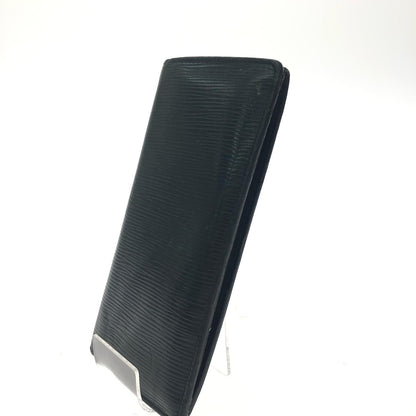 Louis Vuitton Men's Bi-Fold Long Wallet Epi Portefeuille Brother with