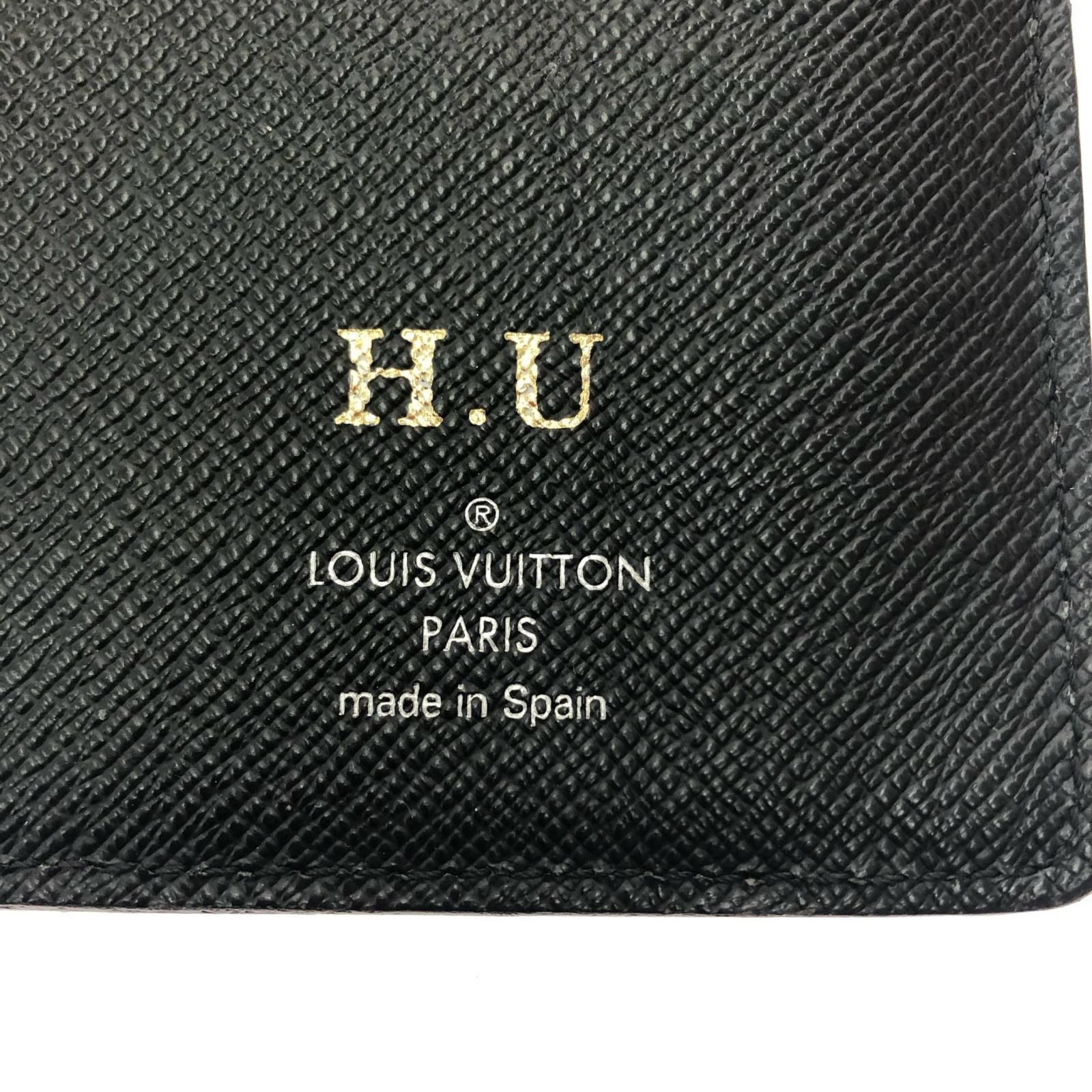 Louis Vuitton Men's Bi-Fold Long Wallet Epi Portefeuille Brother with