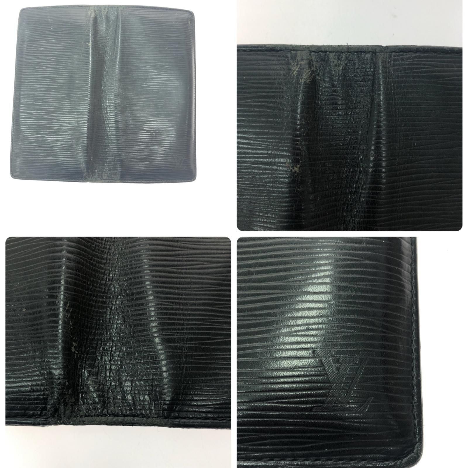 Louis Vuitton Men's Bi-Fold Long Wallet Epi Portefeuille Brother with