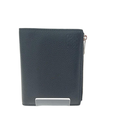 Loewe Men's Bifold Wallet Slim Compact Wallet with Box C660w73x01 Black