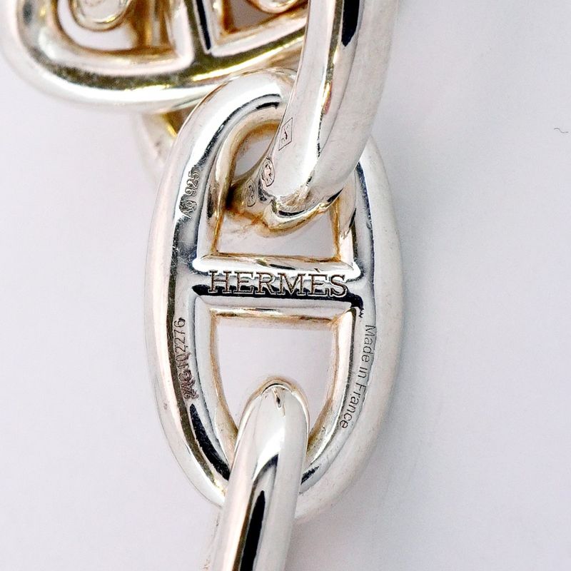 Hermes Necklace Chaine D'ancre GM 29 Frames Silver 925 Men Women Unisex