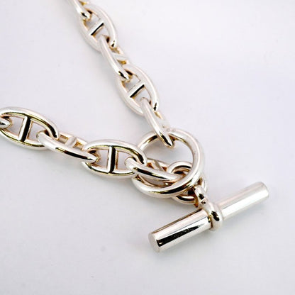 Hermes Necklace Chaine D'ancre GM 29 Frames Silver 925 Men Women Unisex