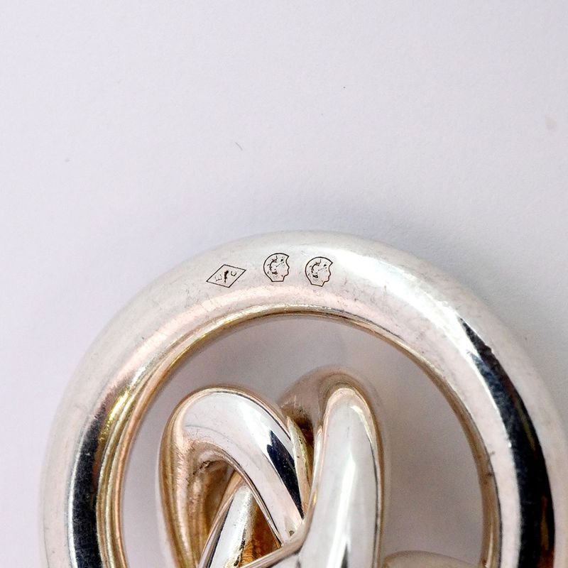 Hermes Necklace Chaine D'ancre GM 29 Frames Silver 925 Men Women Unisex