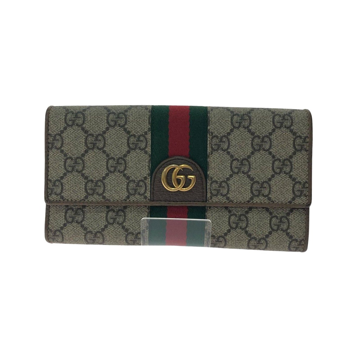 Gucci Women's Long Wallet GG Supreme Sherry Line Disney Collaboration Three