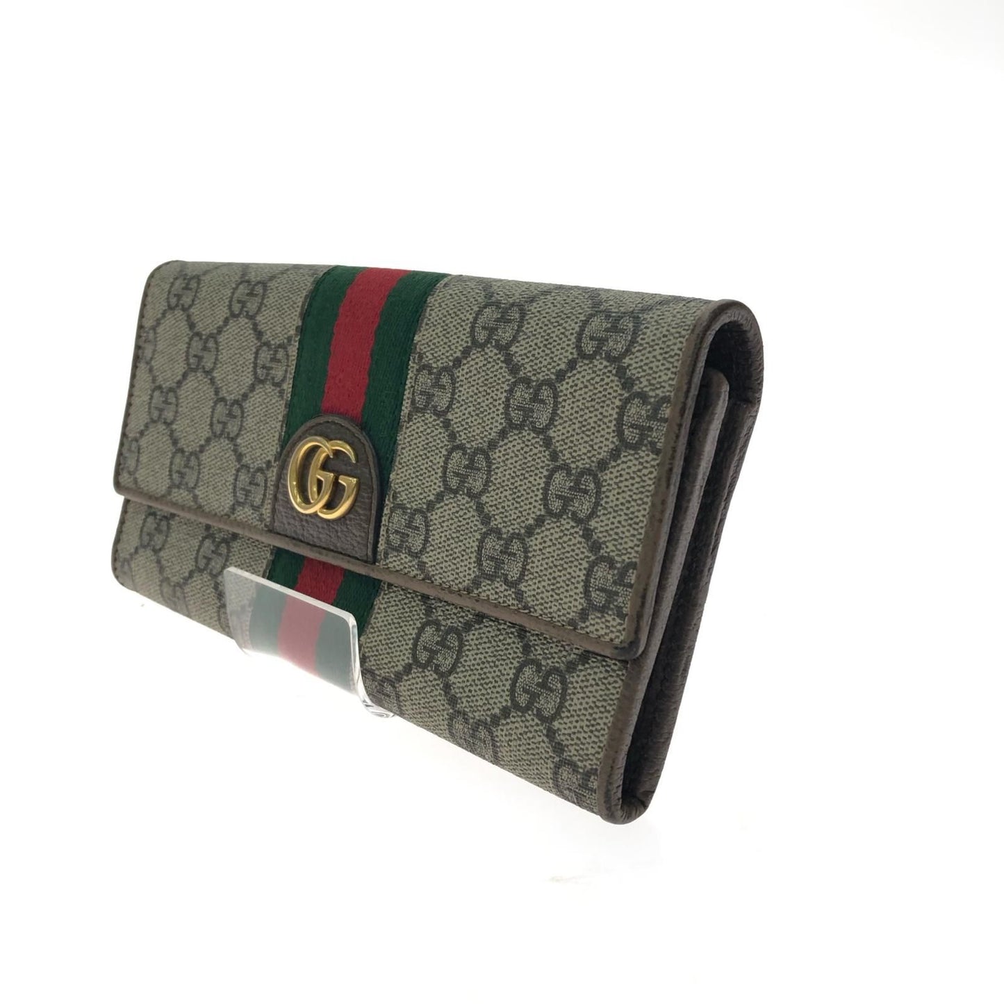 Gucci Women's Long Wallet GG Supreme Sherry Line Disney Collaboration Three