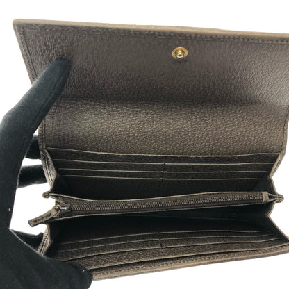 Gucci Women's Long Wallet GG Supreme Sherry Line Disney Collaboration Three