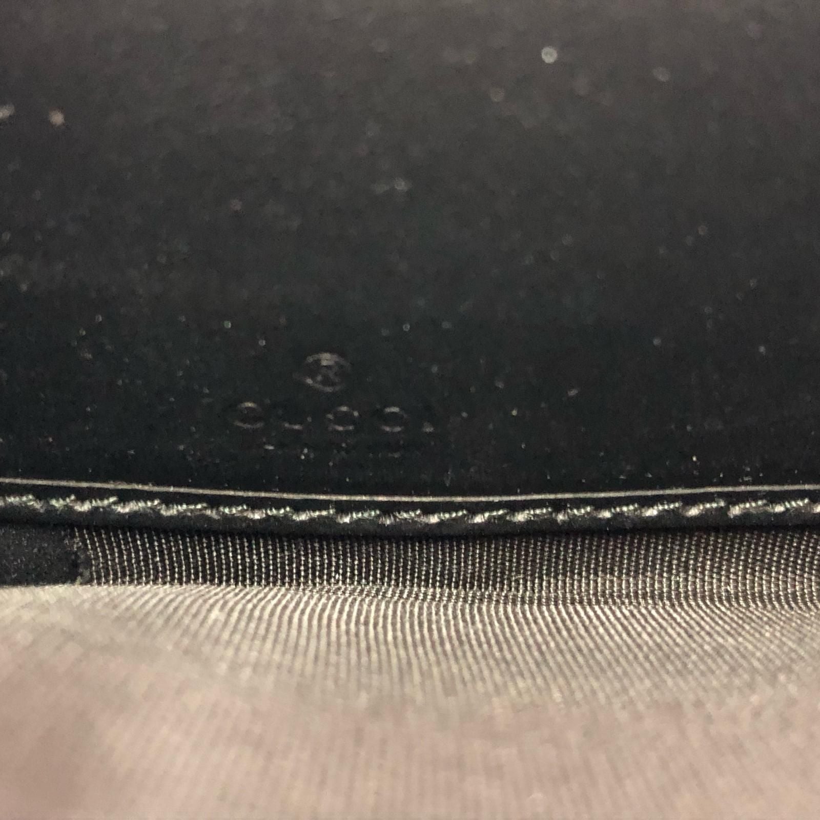 Gucci Women's Long Wallet GG Supreme Night Courier Round Zipper Zip Around