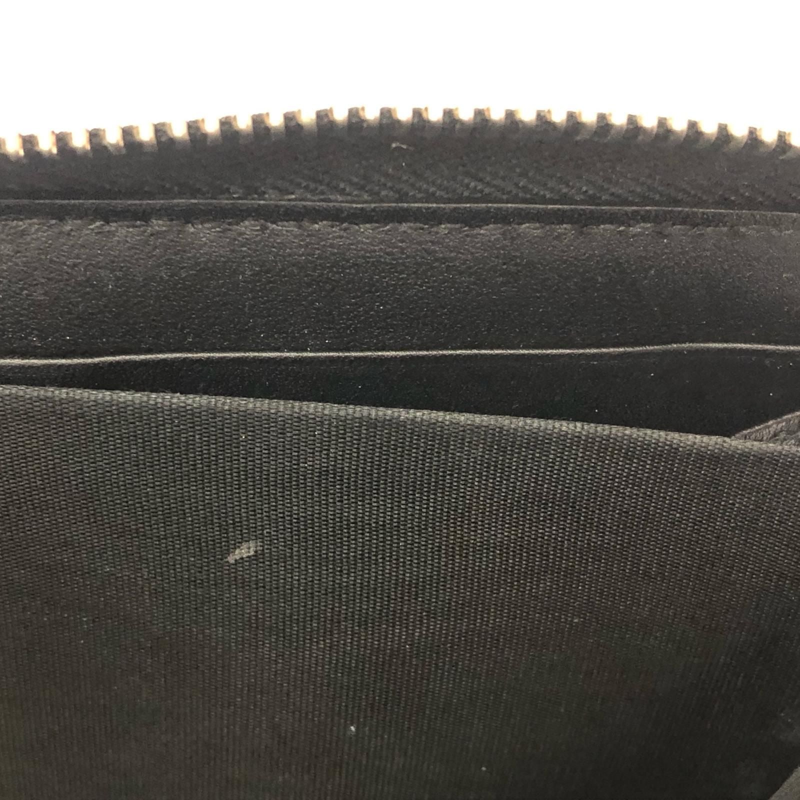 Gucci Women's Long Wallet GG Supreme Night Courier Round Zipper Zip Around