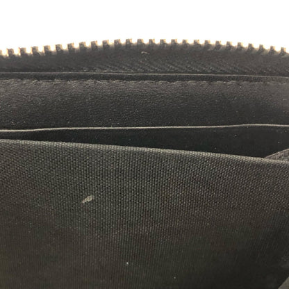 Gucci Women's Long Wallet GG Supreme Night Courier Round Zipper Zip Around