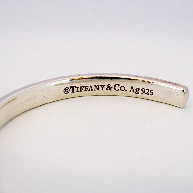 Tiffany & Co Bangle Narrow 925 Silver Men Women Unisex