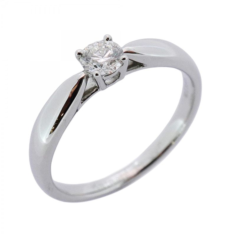 Tiffany & Co Ring Harmony 1PD Pt950 Platinum Diamond 019ct 75 Ladies