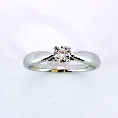 Tiffany & Co Ring Harmony 1PD Pt950 Platinum Diamond 019ct 75 Ladies