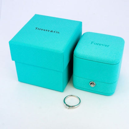 Tiffany & Co Ring Harmony 1PD Pt950 Platinum Diamond 019ct 75 Ladies