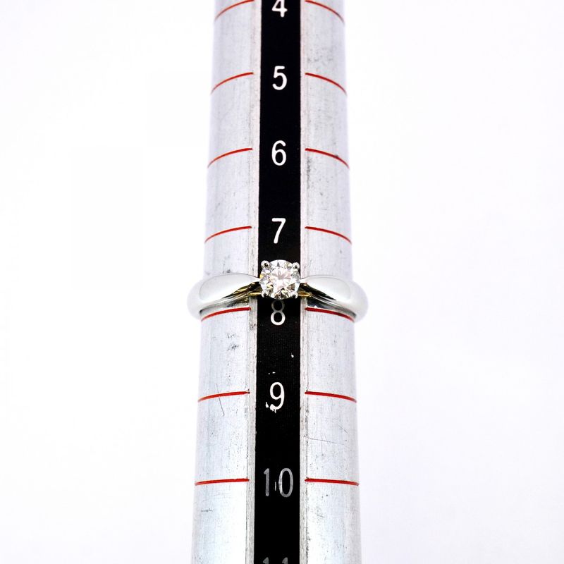 Tiffany & Co Ring Harmony 1PD Pt950 Platinum Diamond 019ct 75 Ladies