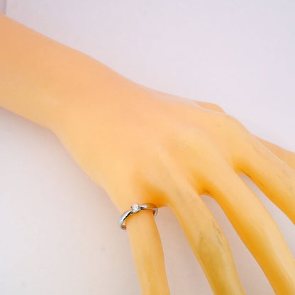 Tiffany & Co Ring Harmony 1PD Pt950 Platinum Diamond 019ct 75 Ladies