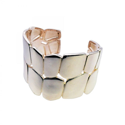 Hermes Bangle Niloticus Eclat/st Silver 925 Men Women Unisex