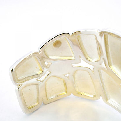 Hermes Bangle Niloticus Eclat/st Silver 925 Men Women Unisex