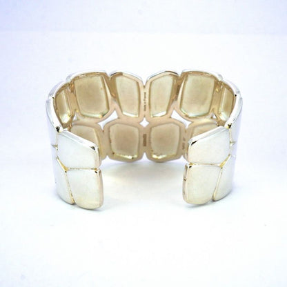 Hermes Bangle Niloticus Eclat/st Silver 925 Men Women Unisex