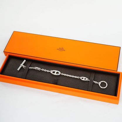 Hermes Bracelet Chaine D'ancre Farandole/lg 925 Silver Men Women Unisex