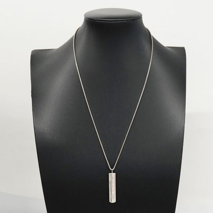 Tiffany & Co Necklace Narrow Bar 925 Silver Ladies