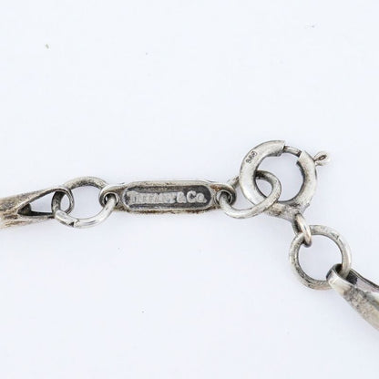 Tiffany & Co Necklace Narrow Bar 925 Silver Ladies