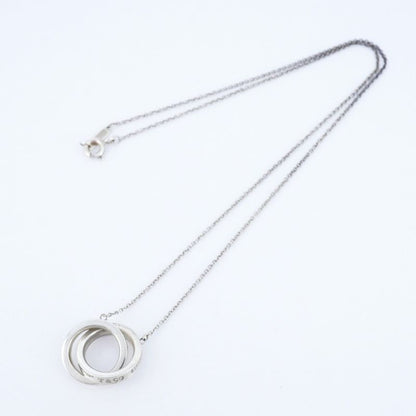 Tiffany & Co Necklace Interlocking Silver 925 Women