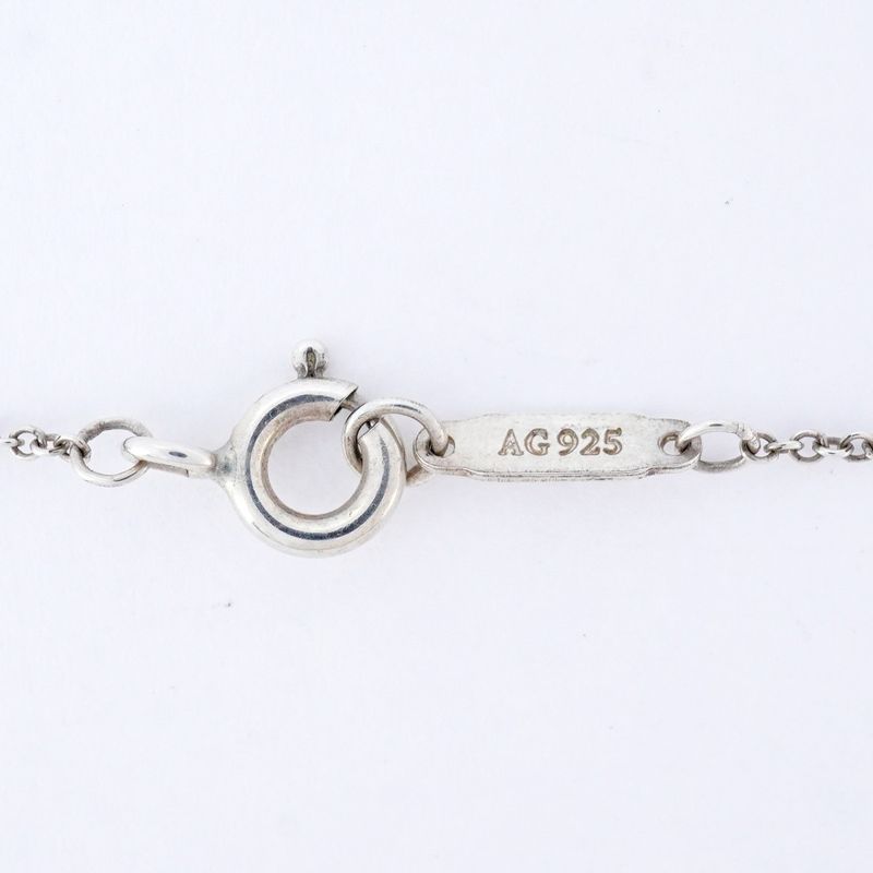 Tiffany & Co Necklace Interlocking Silver 925 Women