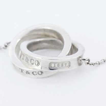 Tiffany & Co Necklace Interlocking Silver 925 Women
