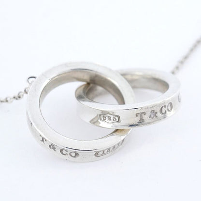 Tiffany & Co Necklace Interlocking Silver 925 Women