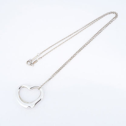 Tiffany & Co Necklace Open Heart Silver 925 Ladies