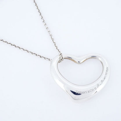Tiffany & Co Necklace Open Heart Silver 925 Ladies
