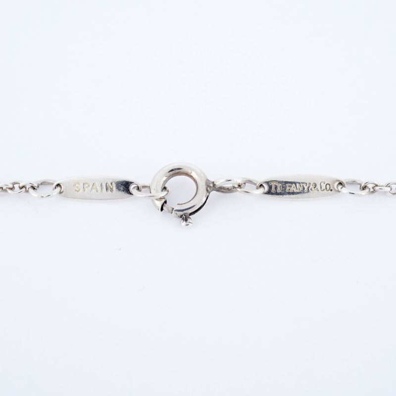 Tiffany & Co Necklace Open Heart Silver 925 Ladies