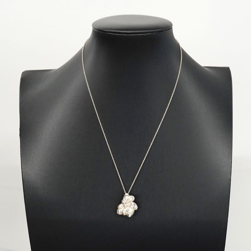 Tiffany & Co Necklace Teddy Bear 925 Silver Ladies