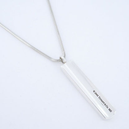 Tiffany & Co Necklace Narrow Bar 925 Silver Ladies