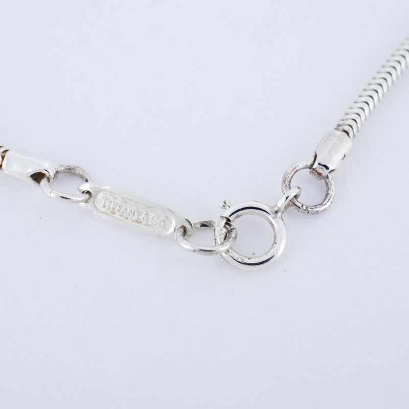 Tiffany & Co Necklace Narrow Bar 925 Silver Ladies